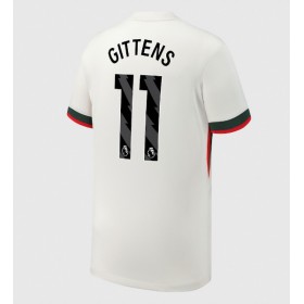Chelsea Jamie Gittens #11 Borta Kläder 2025-26 Kortärmad